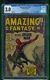 Amazing Fantasy #15 1962 Cgc Graded 2.0 1st Spider-man Stan Lee Ditko & Kirby