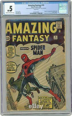 Amazing Fantasy #15 CGC 0.5 1962 0333233001 1st app. Spider-Man