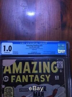Amazing Fantasy #15 CGC 1.0 First appearance of Spider-Man