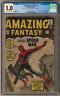 Amazing Fantasy #15 Cgc 1.0 (ow-w) 1st Spider-man Appearance