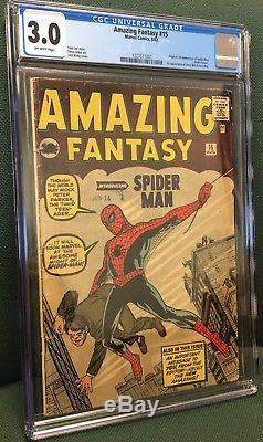 Amazing Fantasy 15 CGC 1st Spider-Man
