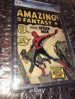 Amazing Fantasy #15 CGC 2.5 1st Spider-Man! Silver Age Grail