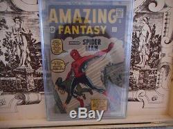 Amazing Fantasy 15 CGC 3.0 First Spider-Man Marvel Comics Spiderman NO CHIPPING