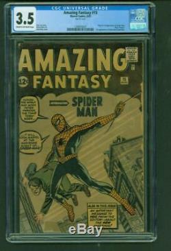 Amazing Fantasy #15 CGC 3.5 1st App. Spider-Man Stan Lee Jack Kirby