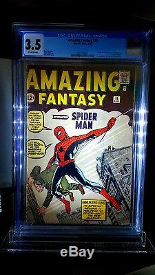 Amazing Fantasy #15 CGC 3.5 First Appearance Of Spider-Man/NO CHIPPING/NO TEARS