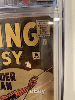 Amazing Fantasy #15, CGC 3.5, First Appearance Of Spiderman! No reserve