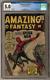 Amazing Fantasy #15 Cgc 5.0 (c-ow) Signed 1st Spider-man Appearance