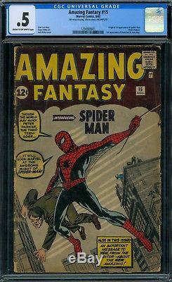 Amazing Fantasy 15 CGC. 5 1st Spider-Man