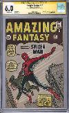 Amazing Fantasy #15 Cgc 6.0 Stan Lee Sig Series (ow-w) 1st App Of Spider-man