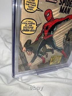 Amazing Fantasy #15 CGC 6.0 Unrestored Marvel 1st Spider-Man RARE -WHITE PAGES-