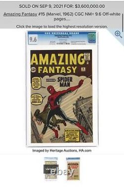 Amazing Fantasy 15 CGC 7.5 -7.0 8.0 8.5 cant Compare 1st Spider-man 3754186001