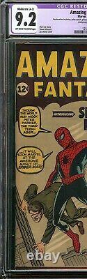 Amazing Fantasy #15 CGC 9.2 1st app SPIDER-MAN, Uncle Ben, Aunt May HOLY GRAIL