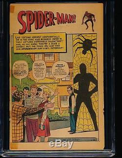 Amazing Fantasy # 15 CGC NG OWithWHITE Pgs. Coverless missing 1 non-story page