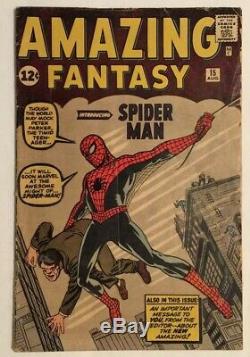 Amazing Fantasy 15 First 1st Appearance Of Spider-Man Marvel Stan Lee CGC It