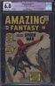 Amazing Fantasy # 15 First App Of Spider-man Cgc-r 6.0 Owithwhite Pages