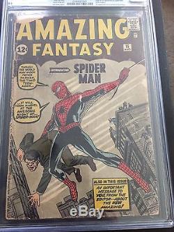 Amazing Fantasy #15 First Spider-Man CgC