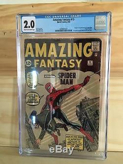 Amazing Fantasy 15 First Spiderman CGC