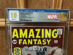 Amazing Fantasy 15 Silver Foil cgc 10.0 First Release (No. 0646) Hot Book