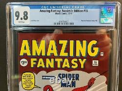 Amazing Fantasy Facsimile #15 Cgc 9.8 Nm/mt (2019) 1st Appearance Spider-man
