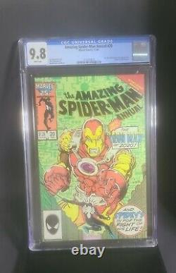Amazing IRON MAN 2020 SPIDER-MAN #20 CGC 9.8 movie 1986 MCU Vintage HTF 200 300