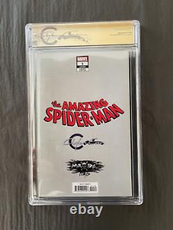 Amazing Spider-Man #1 2022 Clayton Crain Variant CGC 9.8 SS Custom Label