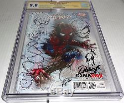 Amazing Spider-Man #1 7x CGC Signature Sketch CGC 9.8 GREG HORN STAN LEE QUESADA