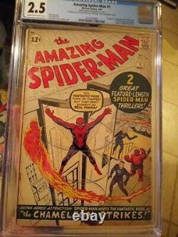 Amazing Spider-Man #1 CGC 2.5 1st Jonah Jameson + 1st Fantastic Four Crossover