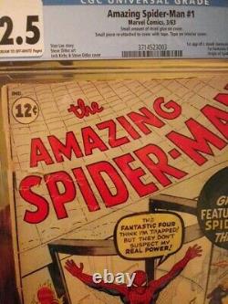 Amazing Spider-Man #1 CGC 2.5 1st Jonah Jameson + 1st Fantastic Four Crossover