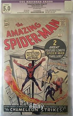 Amazing Spider Man 1 CGC 2.5 5.0 Silver Age Grail