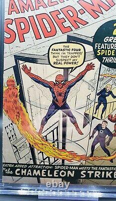 Amazing Spider-Man #1 CGC 3.0 2nd app Spider-Man 1st JJonah MEGA KEY Marvel 1963