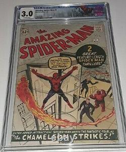 Amazing Spider-Man #1 CGC 3.0 OW Marvel 1963