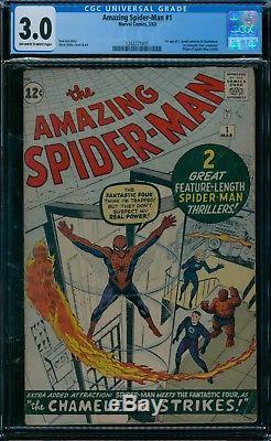 Amazing Spider-Man 1 CGC 3.0 owithw pages