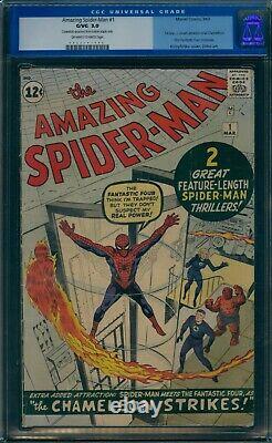 Amazing Spider-Man 1 CGC 3.0 owithw pages