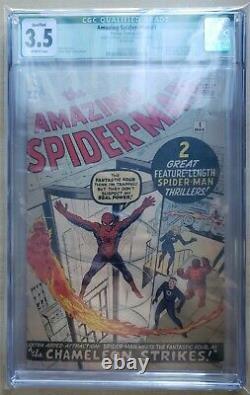 Amazing Spider-Man #1 CGC 3.5 (1963) OFF WHITE PAGES