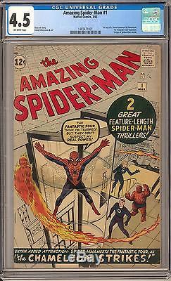 Amazing Spider-Man #1 CGC 4.5 (OW) 1st appearance of Jameson and the Chameleon