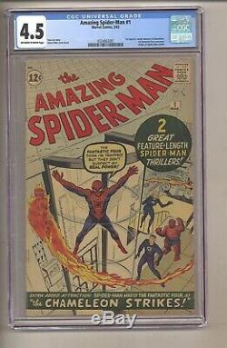 Amazing Spider-Man #1 (CGC 4.5) OWithW 1st J. Jonah Jameson & Chameleon (c#27932)