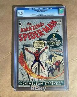 Amazing Spider-Man #1 CGC 4.5 Silver Age March 1963 Key Grail Comic Book Classic