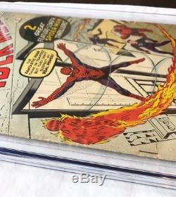 Amazing Spider-Man #1 CGC 5.0 Graded / Off-White Pages / Great Case Mar 1963