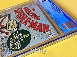 Amazing Spider-Man #1 CGC 5.0 Silver Age March 1963 Key Grail Comic Classic