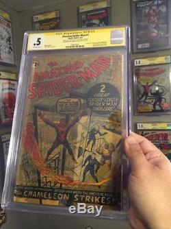 Amazing Spider-Man #1 CGC. 5 Complete No Restoration! Signed Stan Lee! Mega key