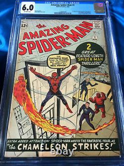 Amazing Spider-Man #1 CGC 6.0 Silver Age March 1963 Key Grail Comic Classic