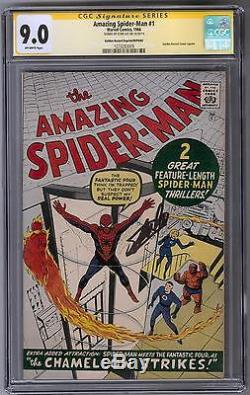 Amazing Spider-Man #1 CGC 9.0 (OW) Golden Record Signed By Stan Lee