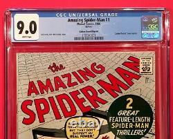 Amazing Spider-Man #1 -CGC 9.0 White Pages- Golden Record Reprint Marvel 1966