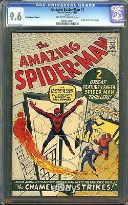 Amazing Spider-Man #1 CGC 9.6 Peter Parker Golden Record Reprint KIRBY DITKO