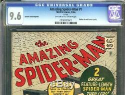 Amazing Spider-Man #1 CGC 9.6 Peter Parker Golden Record Reprint KIRBY DITKO