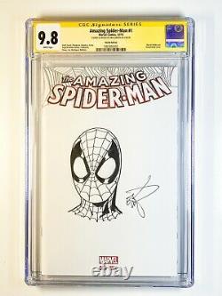 Amazing Spider-Man 1 CGC 9.8 12/15 Signed & Sketched Erik Larsen