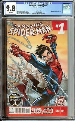 Amazing Spider-Man #1 CGC 9.8 1st Cindy Moon SILK 2014 Ramos Cover Marvel