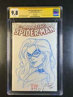 Amazing Spider-Man 1 CGC 9.8 Signed & Sketched by Sabine Rich