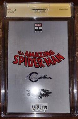 Amazing Spider-Man #1 CGC SS 9.8 Virgin Variant Infinity Signed by Clayton Crain