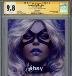 Amazing Spider-Man #1 Comic Book 2022 CGC 9.8 Signed By Stanley Lau Virgin Copy